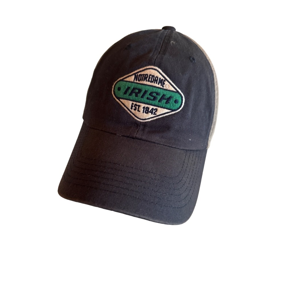 Vintage Notre Dame Irish Two-Tone Baseball Cap Adjustable Fit Captivating Genuin
